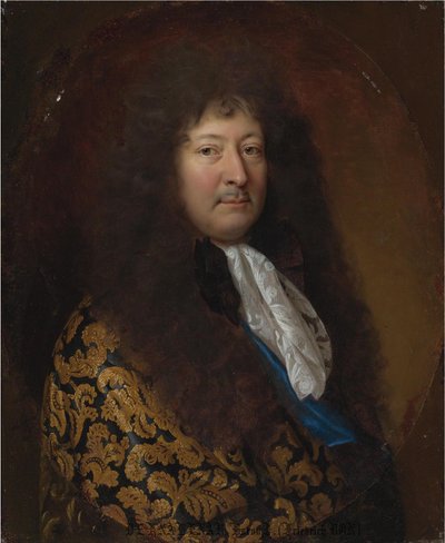 Portret van een heer door Jean François de Troy